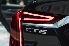 2019 Cadillac CT6 V-Sport exterior - 2018 New York Auto Show live 021 - taillamp with CT6 badge