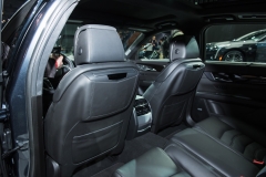2019 Cadillac CT6 - interior - 2018 New York Auto Show live 016 - front seatbacks