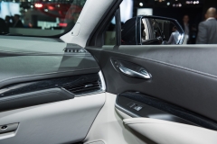 2019 Cadillac XT4 Premium Luxury interior - 2018 New York Auto Show live 017 - passenger side door and door vent