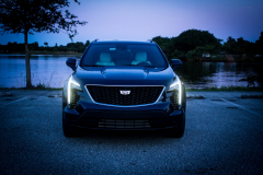 2019-Cadillac-XT4-Sport-Exterior-Dusk-002-front-end-with-accessory-lights-CS-Garage