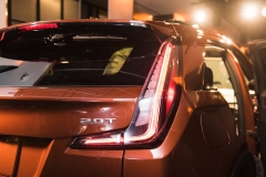 2019 Cadillac XT4 exterior live reveal 025 2.0T badge and taillight