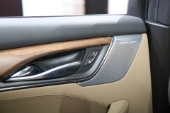 2020 Cadillac CT5 Premium Luxury - Interior - 2019 New York International Auto Show 028 rear door trim