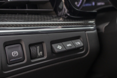 2020-Cadillac-XT5-Sport-Interior-008-HUD-controls-electronic-parking-parking-brake-backlight-adjustment-carbon-fiber-decor