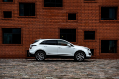 2020-Cadillac-XT5-Sport-in-Denmark-with-Russian-License-Plates-Exterior-002-white-side-profile