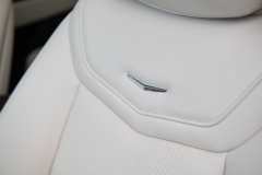 2020 Cadillac XT6 Sport - Interior - First Drive - July 2019 004 logo on seat