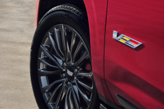 2023-Cadillac-Escalade-V-Exterior-007-wheel-tire-V-Series-badge-on-door