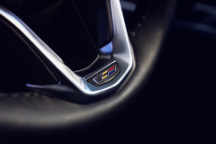 2023-Cadillac-Escalade-V-Interior-001-V-Series-logo-on-bottom-of-steering-wheel-rim