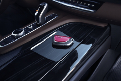 2023-Cadillac-Escalade-V-Press-Photos-Interior-008-key-fob-with-red-insert-on-center-console