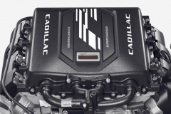 2023-Cadillac-Escalade-V-Press-Photos-Supercharged-6.2L-LT4-Engine-008-supercharger-cover-Cadillac-logo-script