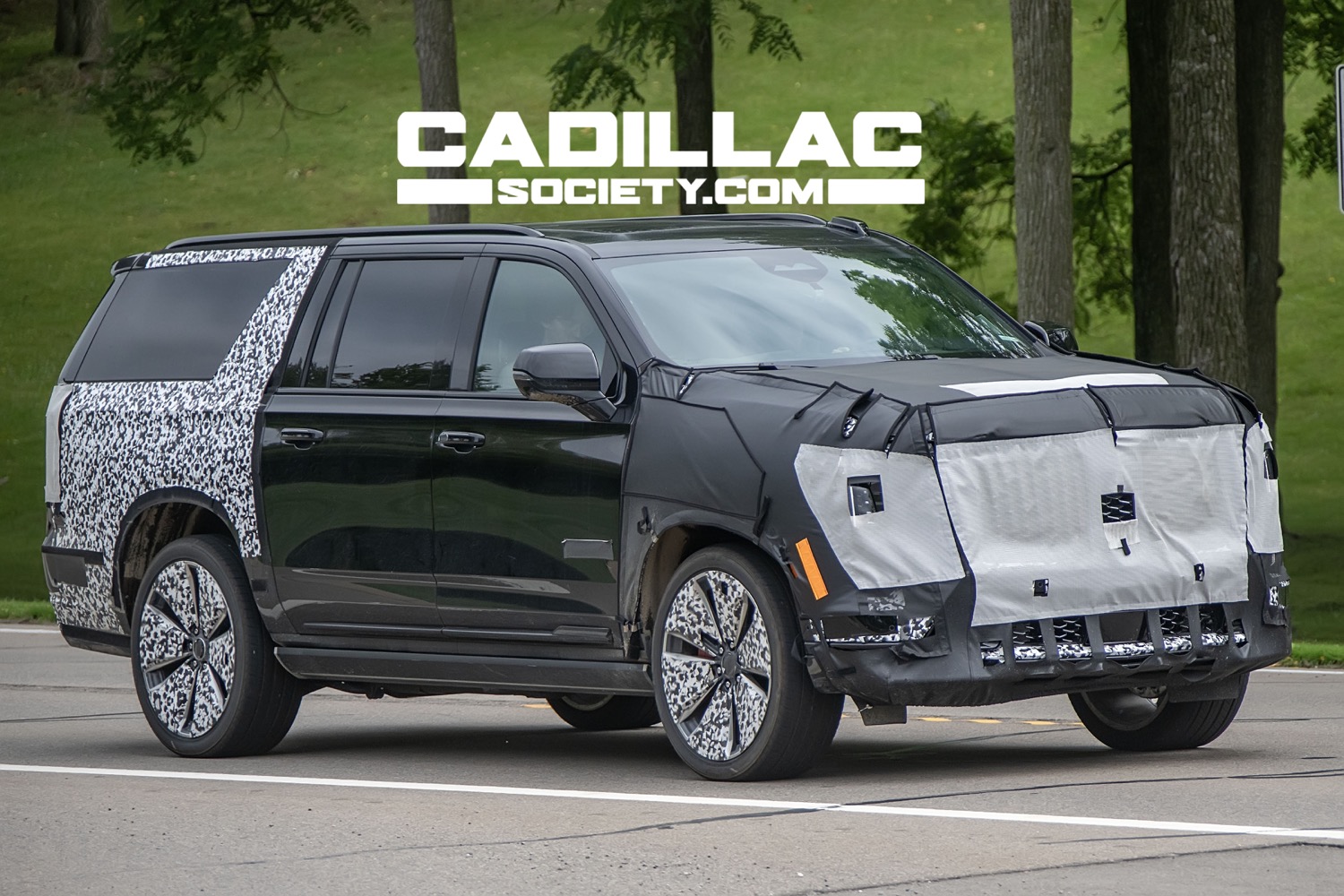 2025 Cadillac EscaladeV ESV Spotted Testing On 24Inch Wheels