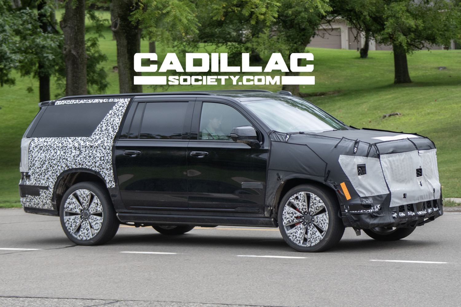 2025 Cadillac EscaladeV ESV Spotted Testing On 24Inch Wheels