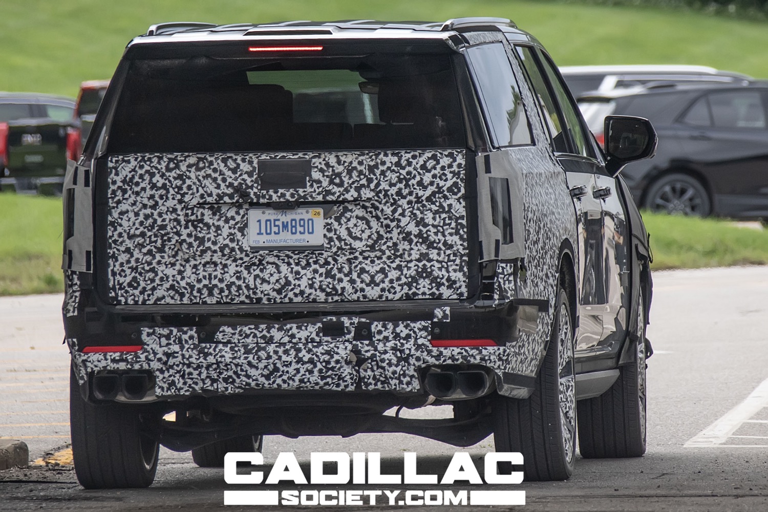 2025 Cadillac EscaladeV ESV Spotted Testing On 24Inch Wheels