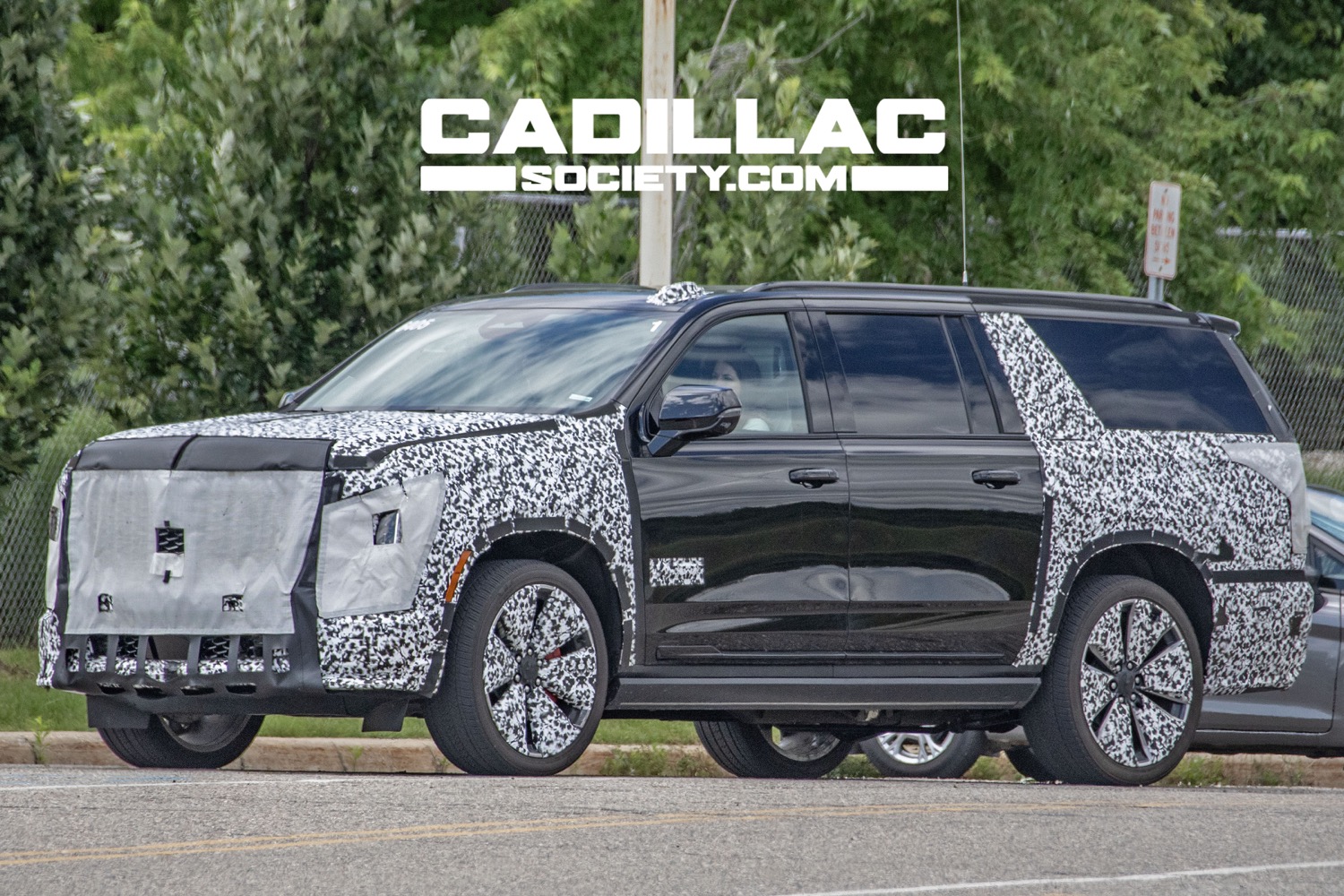 2025 Cadillac EscaladeV ESV Spotted Testing On 24Inch Wheels