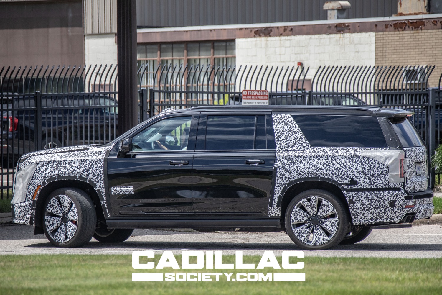 2025 Cadillac EscaladeV ESV Spotted Testing On 24Inch Wheels