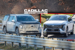 2025-Cadillac-Escalade-ESV-Prototype-Spy-Shots-Refresh-Front-End-Exterior-017-Escalade-IQ-comparison