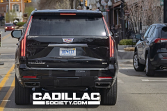 2025-Cadillac-Escalade-ESV-Sport-Black-Raven-GBA-Prototype-Spy-Shots-Undisguised-April-2024-Exterior-014-rear-CHMSL-tail-lights
