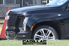 2025-Cadillac-Escalade-Sport-Black-Raven-GBA-Prototype-Spy-Shots-Undisguised-April-2024-Exterior-005-side-headlight-grille