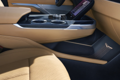 2025-Cadillac-Escalade-IQ-Sport-Reveal-Photos-Interior-004-center-stack-center-console-pass-through-storage-cupholders