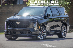 2025-Cadillac-Escalade-V-Prototype-Spy-Shots-No-Camo-May-2024-Black-Raven-GBA-Exterior-004-front-three-quarters