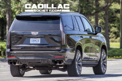 2025-Cadillac-Escalade-V-Prototype-Spy-Shots-No-Camo-May-2024-Black-Raven-GBA-Exterior-019-rear-three-quarters-tail-lights
