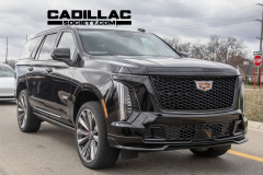 2025-Cadillac-Escalade-V-Prototype-Spy-Shots-Undisguised-April-2024-Exterior-001-front-three-quarters-front-fascia-grille-headlights