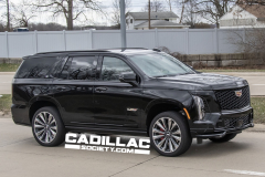 2025-Cadillac-Escalade-V-Prototype-Spy-Shots-Undisguised-April-2024-Exterior-008-side-front-three-quarters