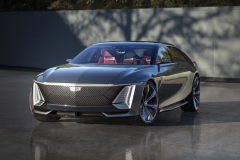 2022-Cadillac-Celestiq-Show-Car-Press-Photos-Exterior-001-front-three-quarters-LED-grille-headlights-wheel