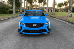 2022-Cadillac-CT4-V-Blackwing-GMA-Garage-Electric-Blue-Exterior-001-front