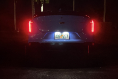 2022-Cadillac-CT4-V-Blackwing-GMA-Garage-Electric-Blue-Exterior-056-Tail-lamps-at-night