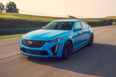2022-Cadillac-CT5-V-Blackwing-Electric-Blue-Track-Press-Pictures-Exterior-002-front-three-quarters