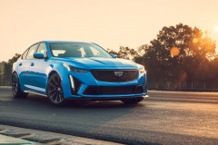 2022-Cadillac-CT5-V-Blackwing-Electric-Blue-Track-Press-Pictures-Exterior-008-front-three-quarters