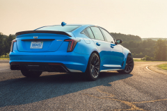 2022-Cadillac-CT5-V-Blackwing-Electric-Blue-Track-Press-Pictures-Exterior-012-rear-three-quarters