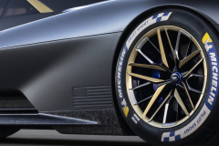 Cadillac-Project-GTP-Hypercar-Press-Photos-Exterior-013-rear-detail-US-flag-ahead-of-front-wheel-and-tire