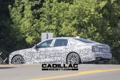 Second-Gen-Cadillac-CT6-Prototype-Spy-Shots-Zebra-Print-Camo-Production-Lighting-August-2022-Exterior-011