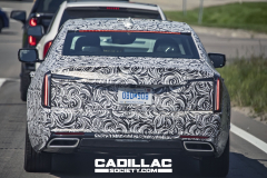 Second-Gen-Cadillac-CT6-Prototype-Spy-Shots-Zebra-Print-Camo-Production-Lighting-August-2022-Exterior-012