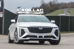 Second-Generation-Cadillac-CT6-Prototype-Spy-Shots-Undisguised-No-Camouflage-White-April-2023-Exterior-002
