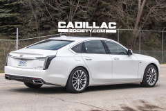 Second-Generation-Cadillac-CT6-Prototype-Spy-Shots-Undisguised-No-Camouflage-White-April-2023-Exterior-011