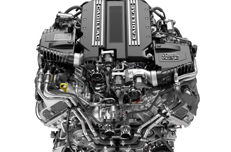 2019 Cadillac 4.2L Twin-Turbo V8 LTA Engine Pictures