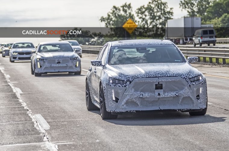 Cadillac CT5-V Blackwing Prototype Spied With New Fascia And Muscle-Bound Lines
