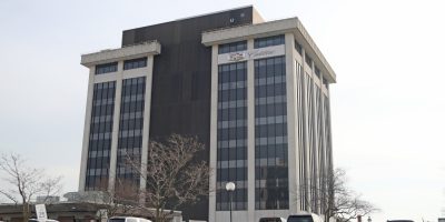 Cadillac Logo Added To New Headquarters Building