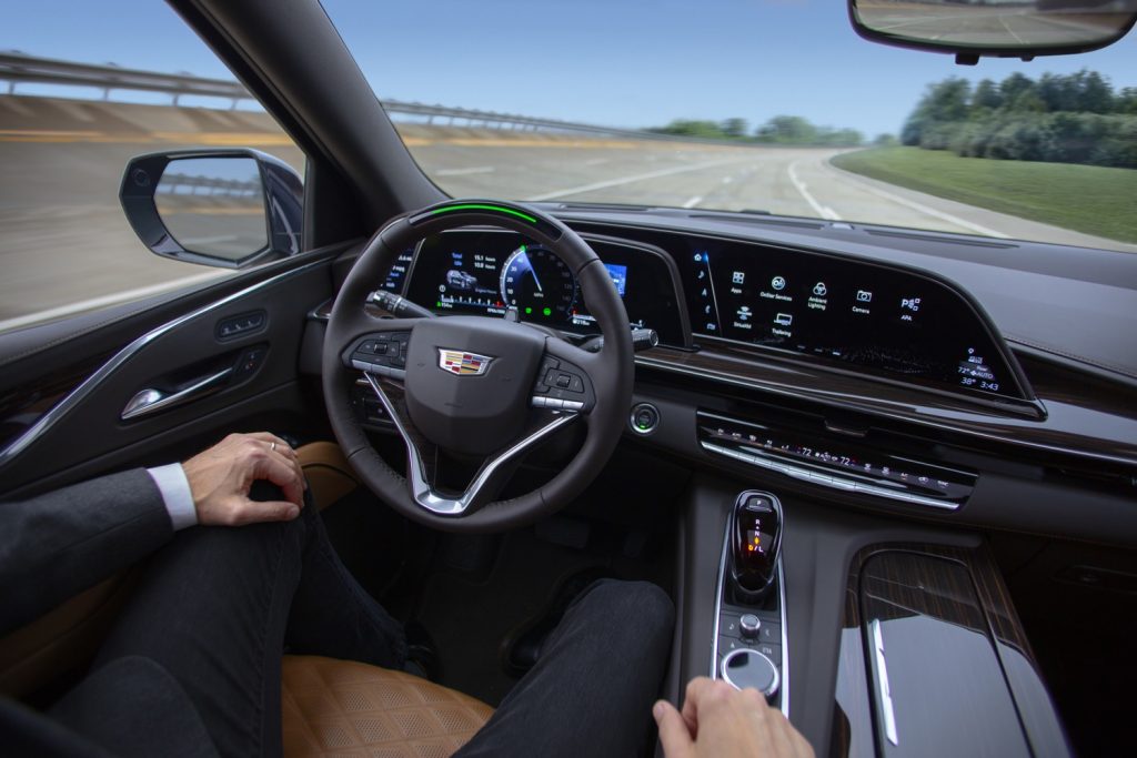 Cadillac Super Cruise in action in 2021 Escalade