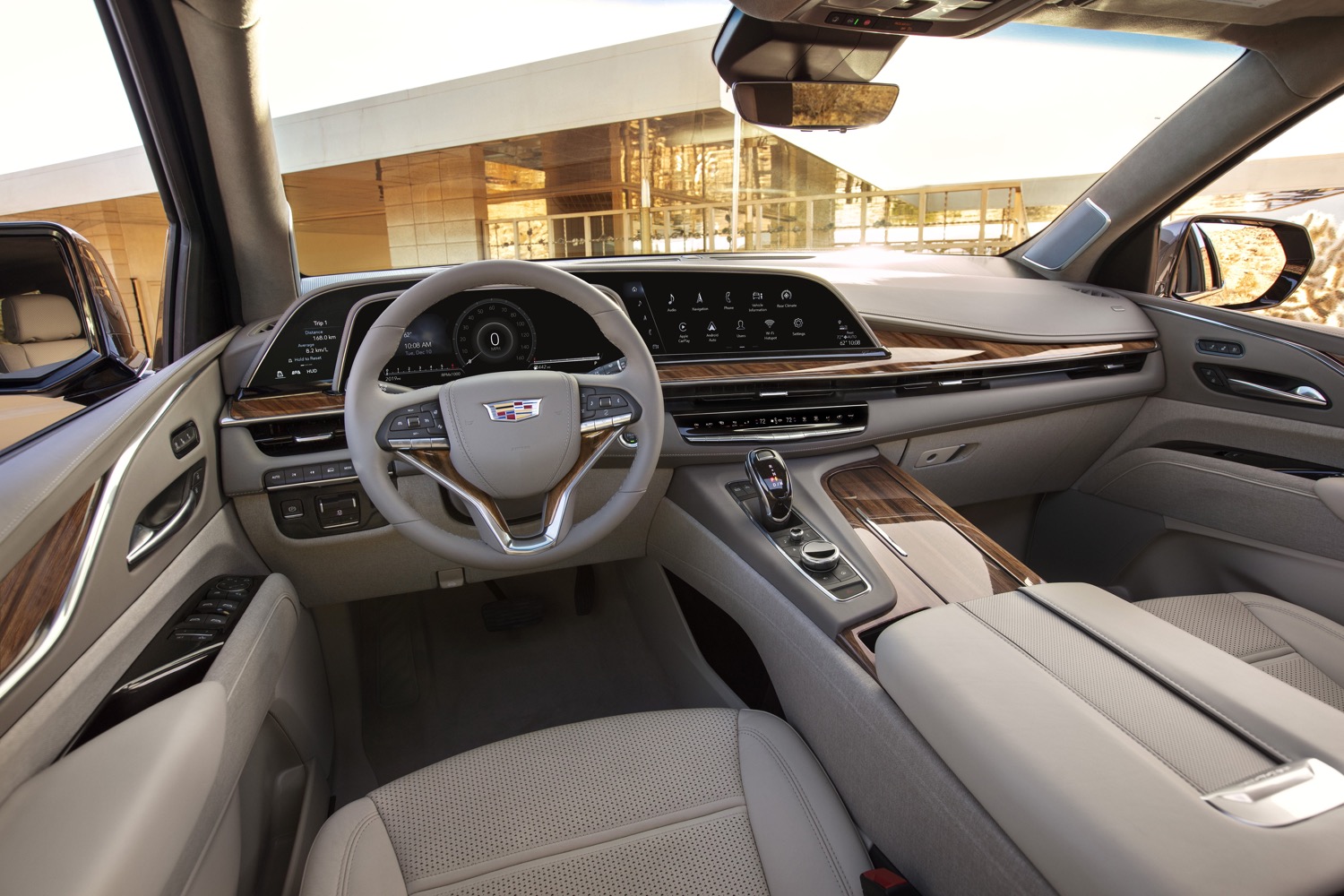 Refreshed 2025 Cadillac EscaladeV Interior Photos