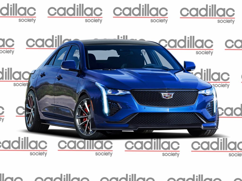 Cadillac Society rendering of the CT4-V Blackwing