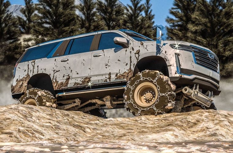 Off-Roader 2021 Cadillac Escalade Rendering Trades Posh For Grit