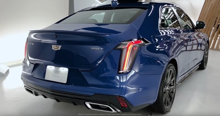 2020 Cadillac CT4 in Cadillac Live showroom