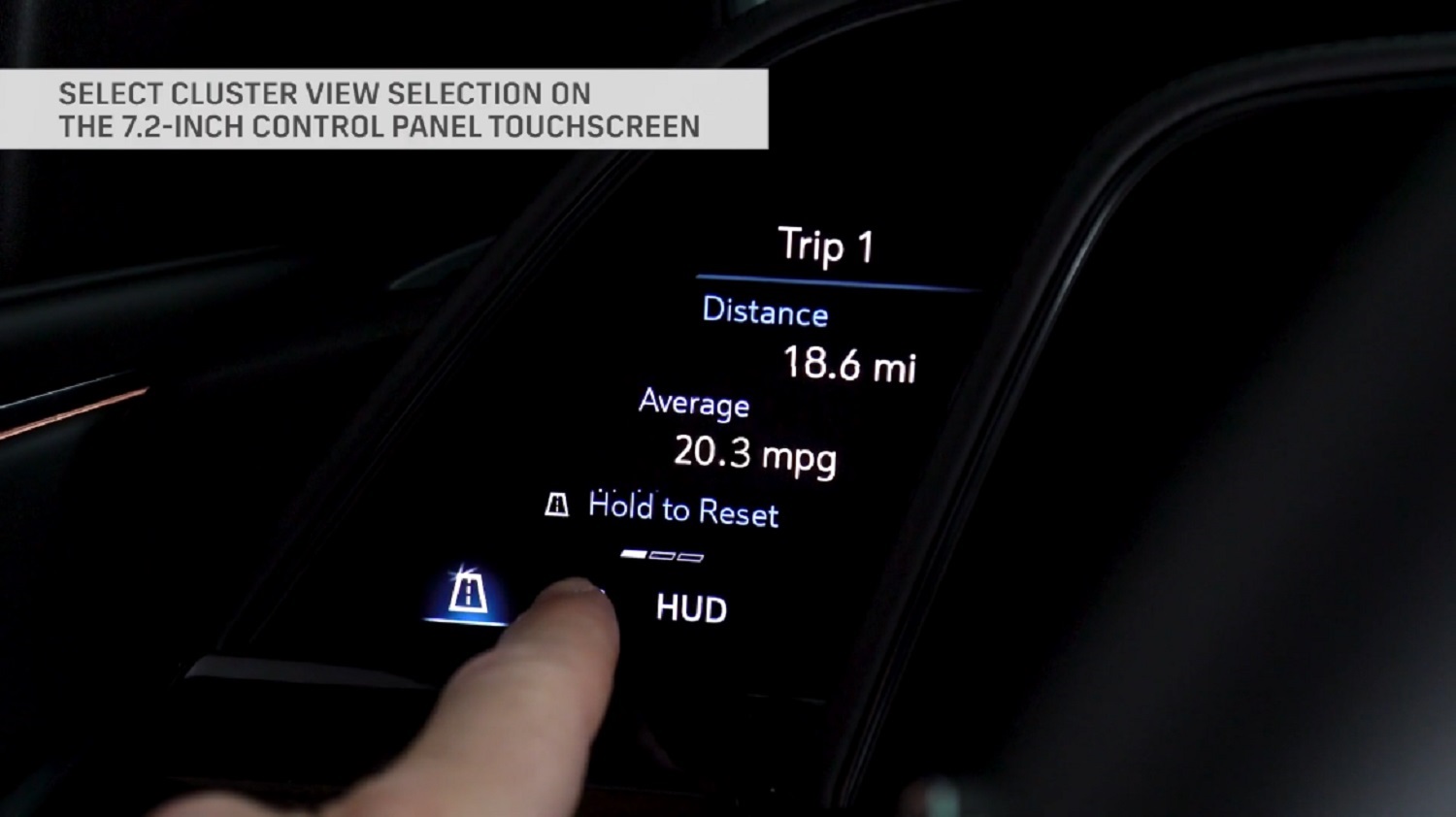 Cadillac Escalade Shows Off Its Control Panel And Cluster Display Video