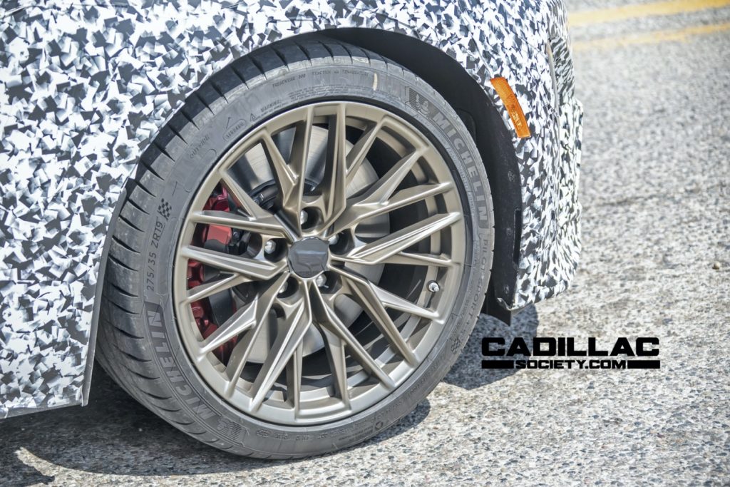 Front magnesium wheel on Cadillac CT5-V Blackwing Prototype.
