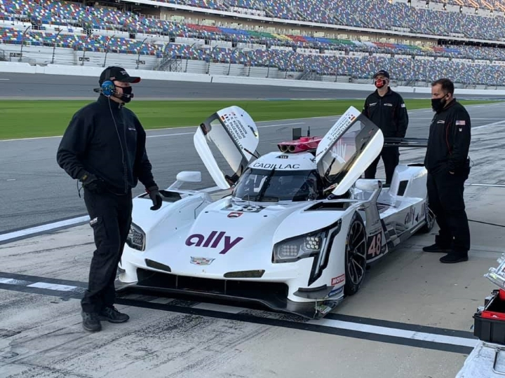 No. 48 Cadillac DPi V.R Livery Shown At First Rolex 24 Hour Test