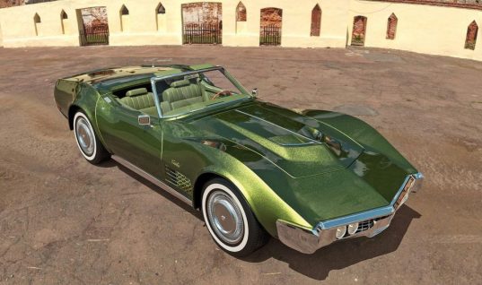 Artist Creates Cadillac Roadster Based On ’70s Era Chevy Corvette