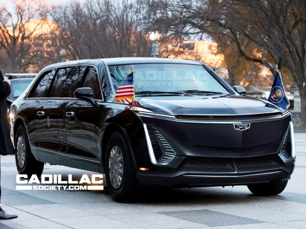 obama cadillac one interior